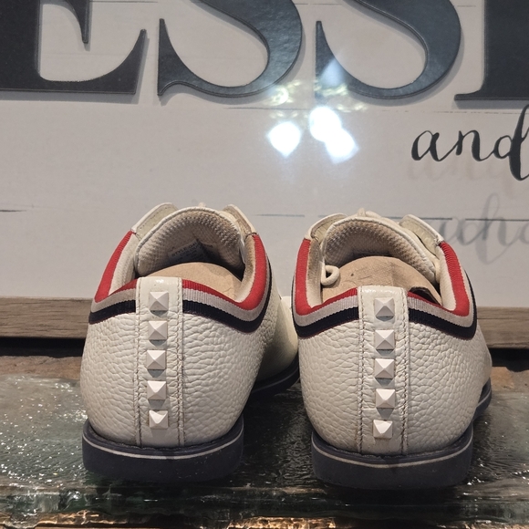 G/FORE Grosgrain Stud Cap Toe Gallivanter Spikeless Golf Shoes Wmn 8 - Picture 4 of 9